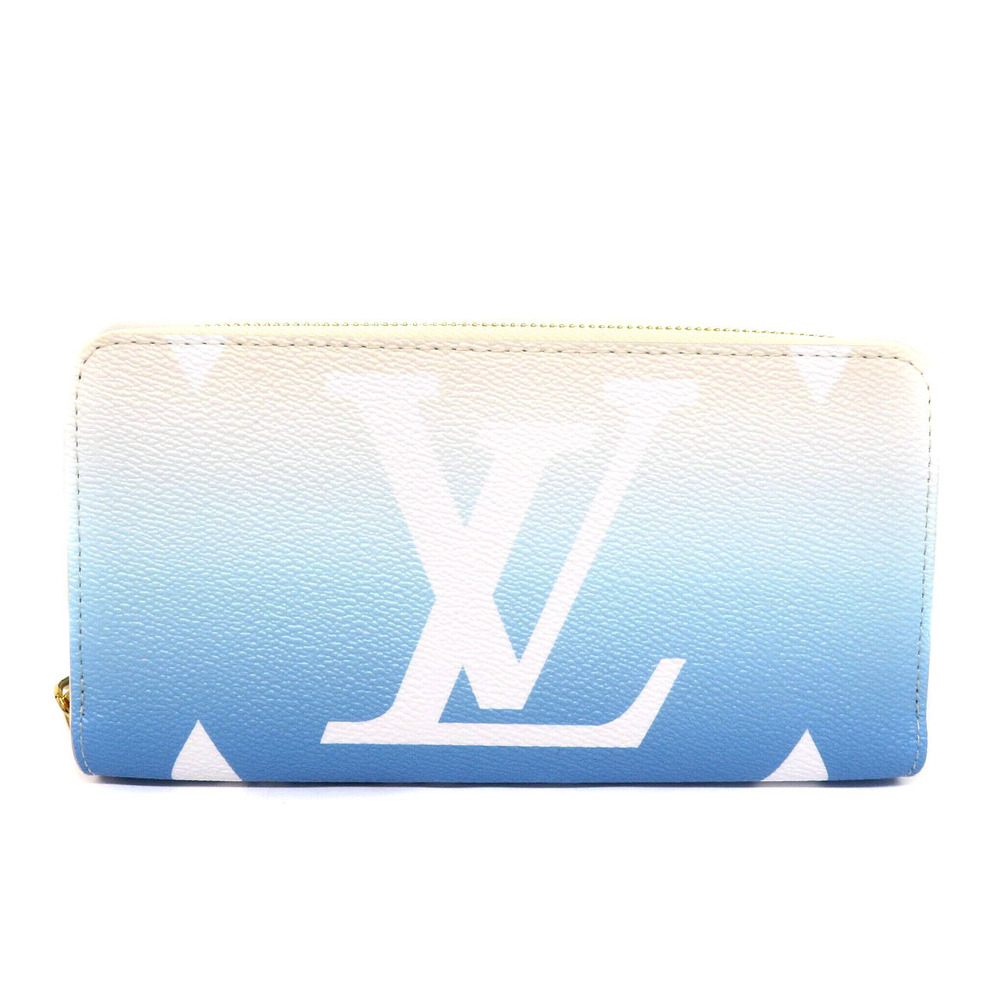 Louis Vuitton Zippy Wallet Monogram By the Pool Blue Gradient